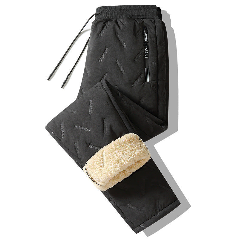 Men’s Thick Fleece Thermal Sweatpants – Waterproof, Windproof Winter Warm Trousers What Else You Got?