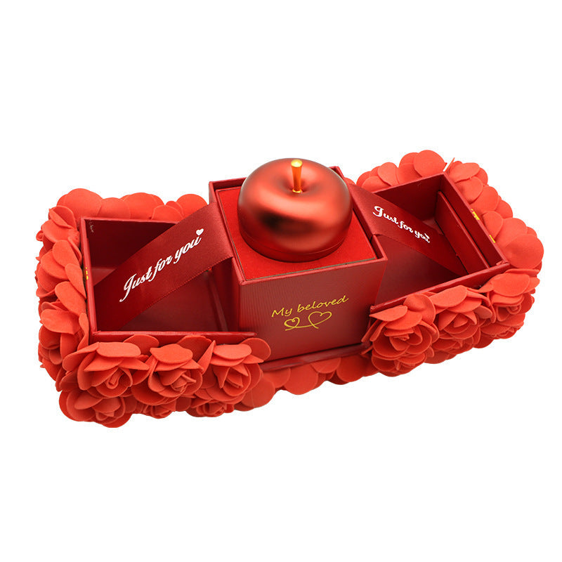Valentines Day Gift Soap Rose Gift Box Crystal Pendant Necklace Eternal Flower Jewelry Box Set Wedding Birthday Gift For Girlfriend What Else You Got?