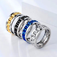 Unisex Titanium Steel Ring – Seiko-Crafted Minimalist Band Sizes 6–13