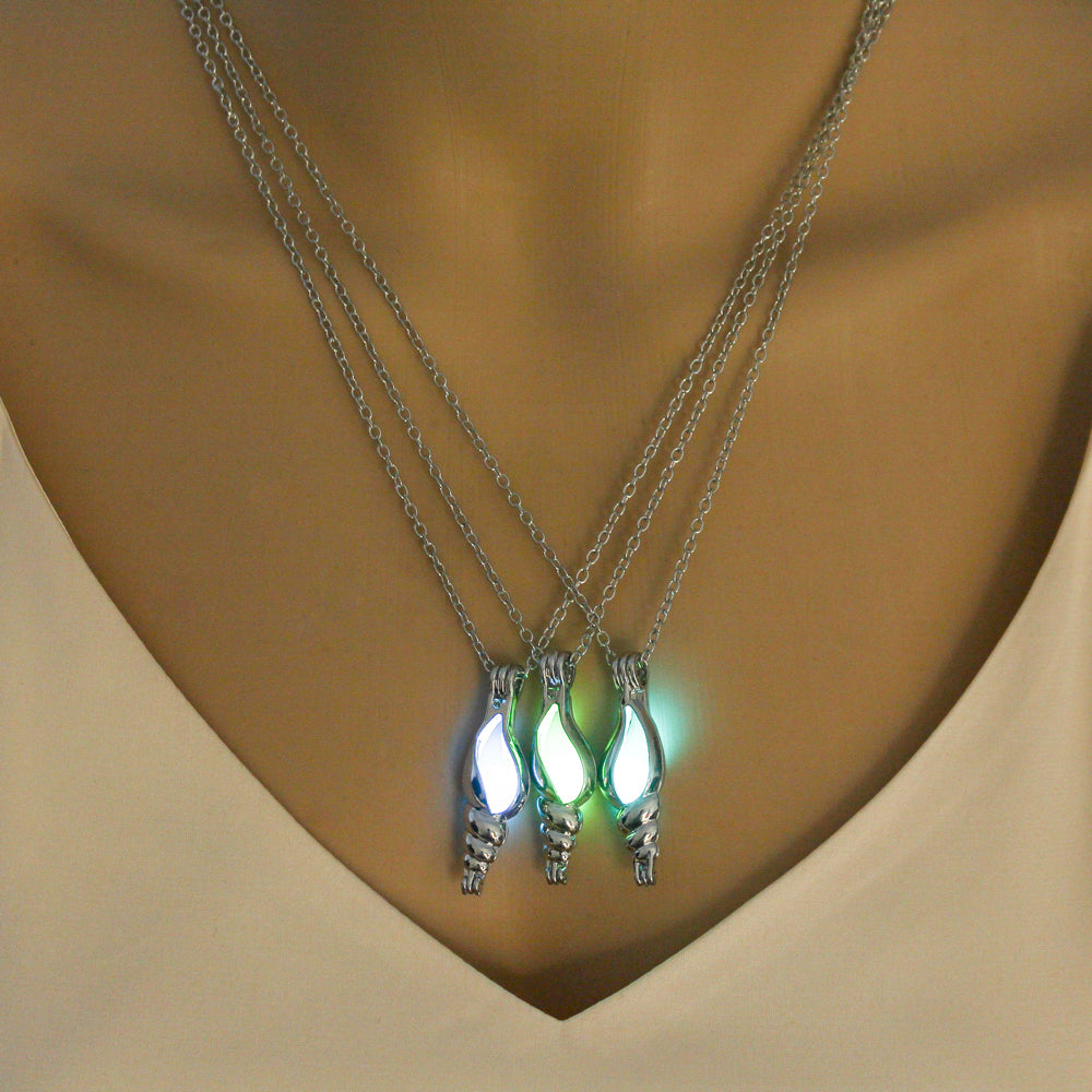 Halloween Glow‑in‑the‑Dark Cape Snail Necklace What Else You Got?