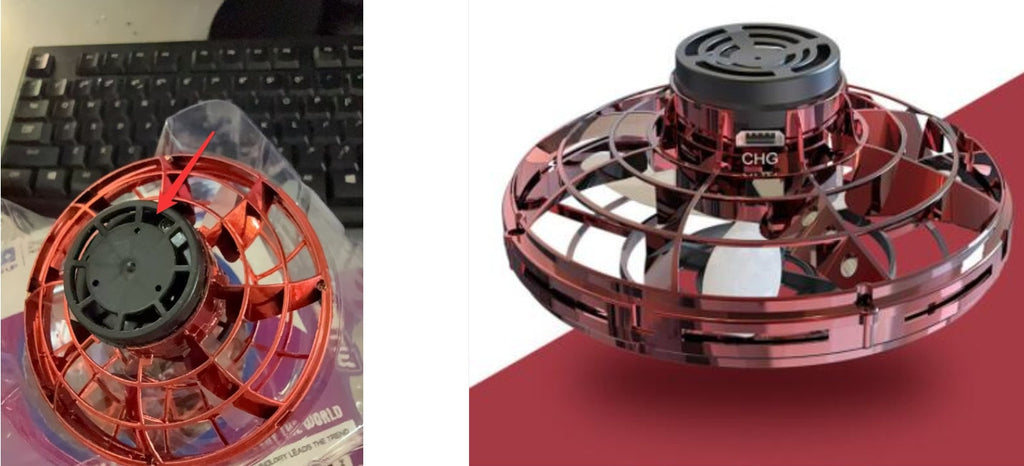 Rotating Flying Gyro Drone Toy – Induction Hover Spinner (USB Rechargeable) What Else You Got?