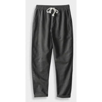 Men's Breathable Cotton Linen Casual Pants – Stand Collar Trousers for Office & Everyday Style
