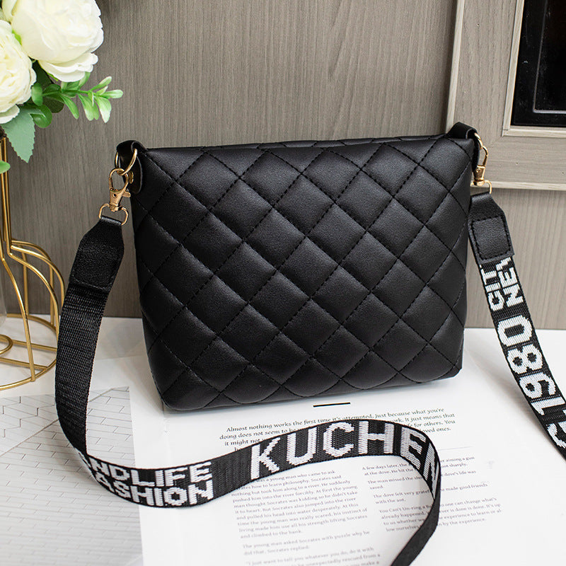 Small Messenger Bag For Women Trend Lingge Embroidery Female Shoulder Bags Fashion Chain Ladies Crossbody Purse What Else You Got?