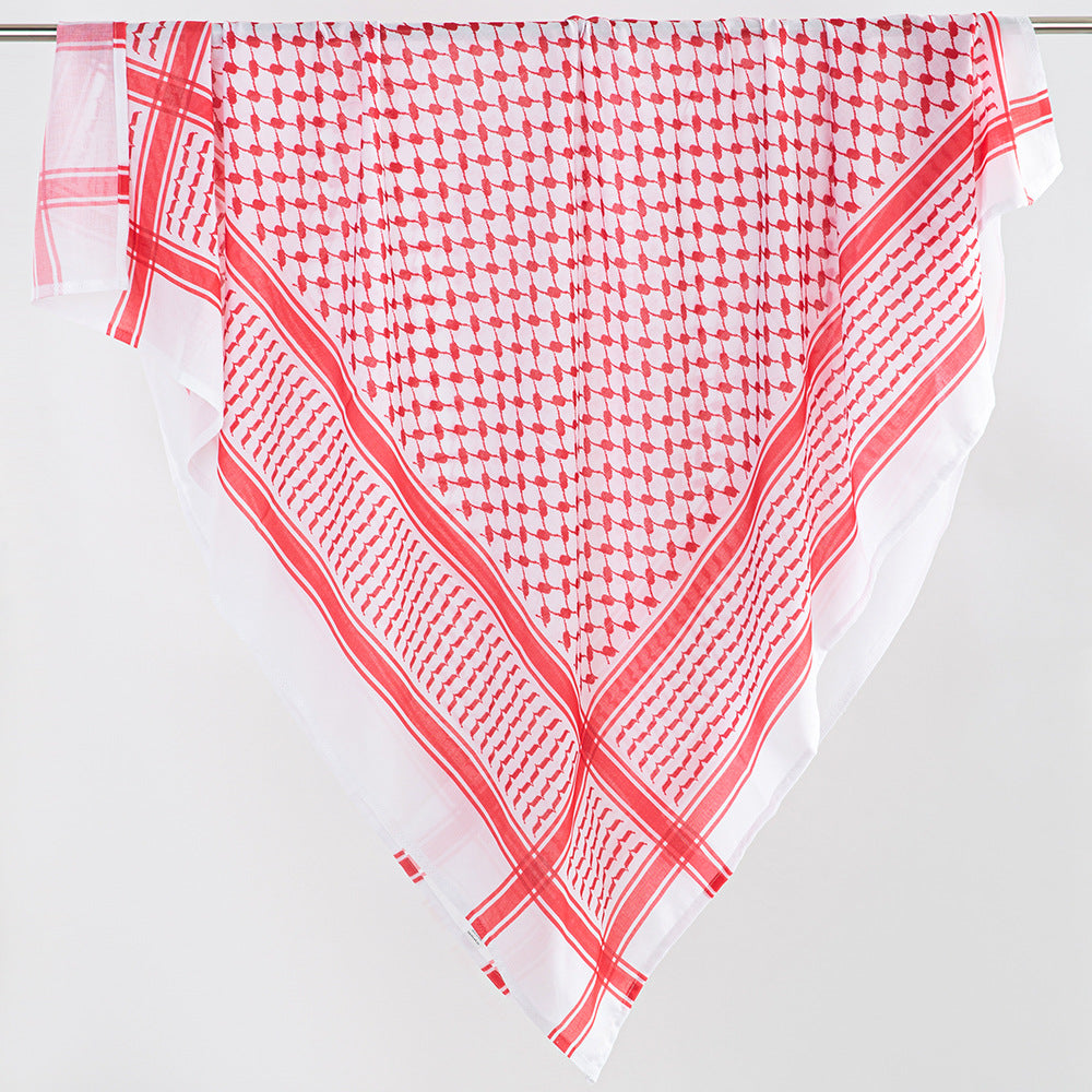 Men’s Middle East Saudi Print Headscarf – Warm, Sun‑Proof, Dustproof Square Scarf What Else You Got?