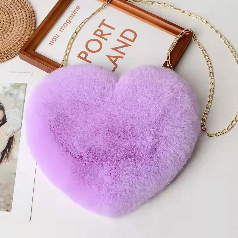 Love Bags For Women Plush Chain Shoulder Bags Valentine's Day Party Bag What Else You Got?