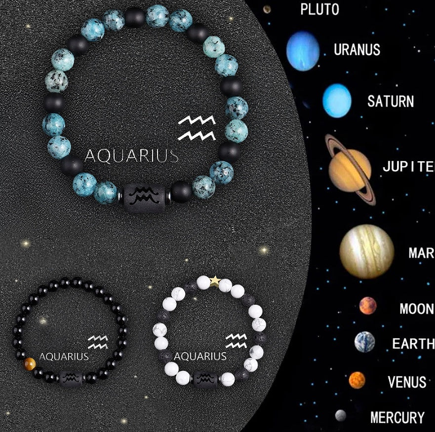 Crystal Stone Zodiac Sign Bracelet What Else You Got?