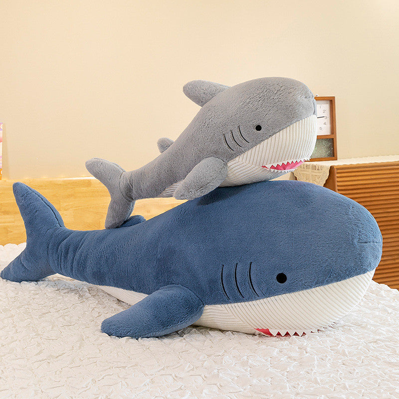New Shark Throw Pillow Plush Toy Rabbit Fur Doll Doll What Else You Got?