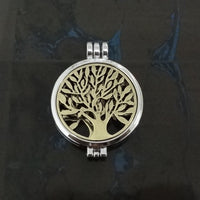 Glow-in-the-Dark Tree of Life Necklace – Luminous Zinc Alloy Pendant 45 cm