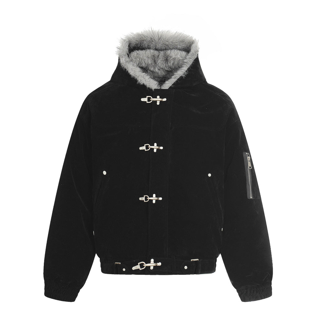 American‑Style Streetwear Loose‑Fit Hooded Winter Coat – High‑End Minimalist Design What Else You Got?