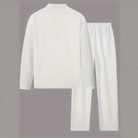 Classic Men's Minimalist Solid Color Suit - Casual & Comfortable
