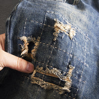 Men's Retro Ripped Jeans – Personalized Distressed Denim