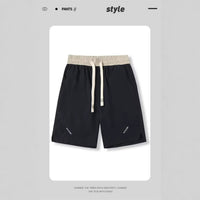 Men's Comfortable Loose Fit Casual Shorts - Straight Leg Cropped Trousers in Multiple Colors