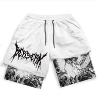 Men's Bold 3D Print Beach Pants – Summer Style with Double-Layer Comfort