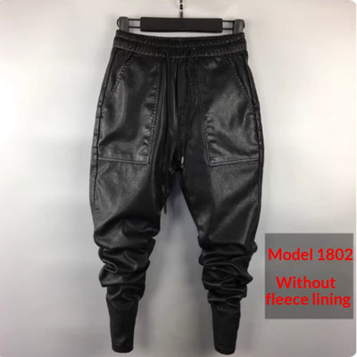 Heated Winter Motorcycle Leather Pants - Fleece-Lined, Windproof & Thickened for Ultimate Warmth & Protection