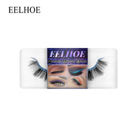 Self-Adhesive Eyelash & Eyeliner Stickers - Soft Natural Curl & Thick Volume (Multiple Colors)