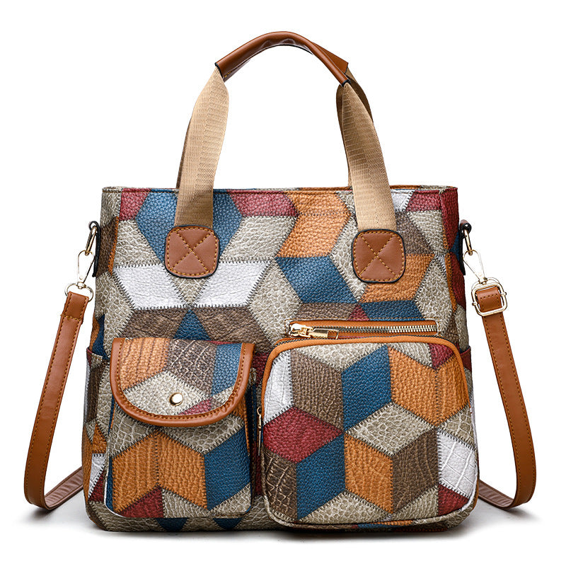 Retro Washed PU Biker Bag – Soft Leather Double‑Pocket Shoulder & Crossbody Tote What Else You Got?