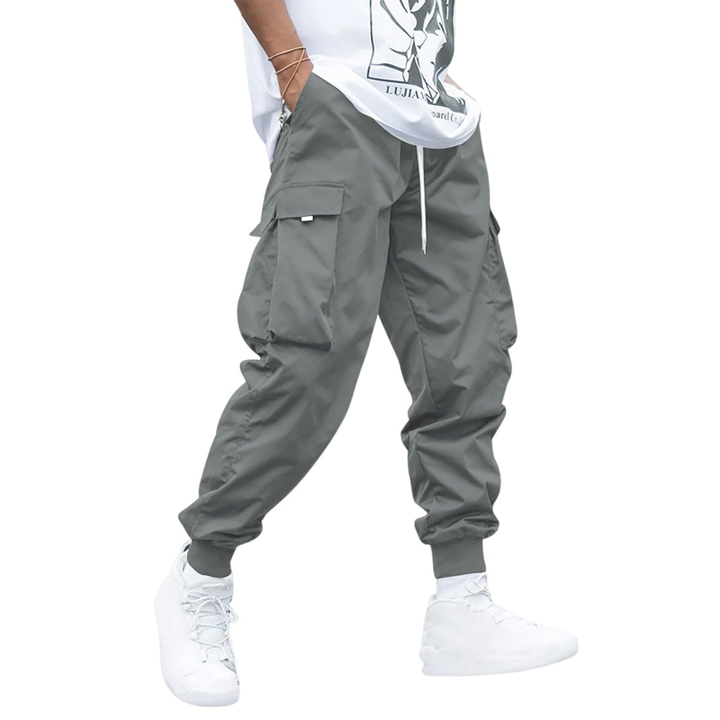 Multi-pocket Cargo Pants Men's Casual Hip-Hop Drawstring Trousers Outdoor Streetwear Sports Pant What Else You Got?