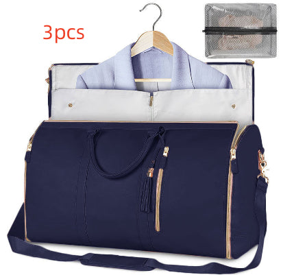Large Capacity Travel Duffle Bag Women's Handbag Folding Suit Bag Waterproof Clothes Totes What Else You Got?