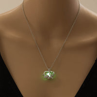 Glow-in-the-Dark Elephant Necklace – Luminous Zinc Alloy Pendant Jewelry