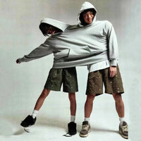 Couple Matching Hoodie Jumpsuit – Oversized Two-Person Set for Photos & Movie Nights