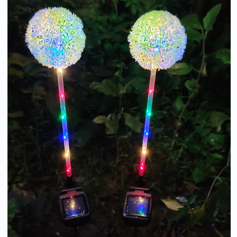 Solar Dandelion Garden Lights – Color-Changing LED Onion Ball Ground Lamps, Waterproof Outdoor Pathway Decor What Else You Got?