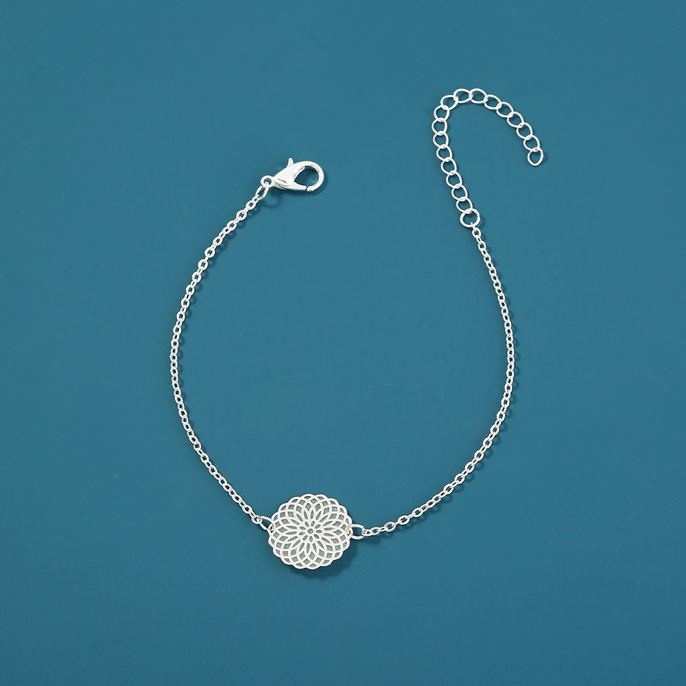 Round Flower Glow‑in‑the‑Dark Bracelet What Else You Got?