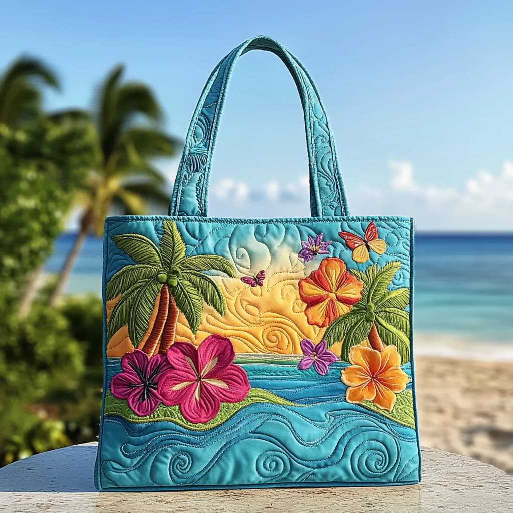 New Digital-print Tote Bag With A Personalized Floral Design In Canvas What Else You Got?