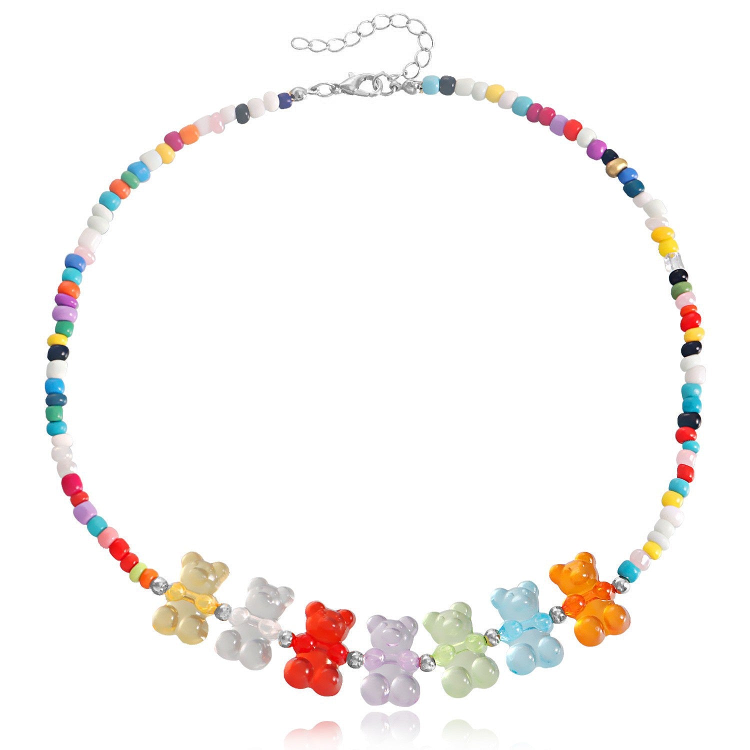 Vintage Colored Bohemian Pearl Bear Necklace What Else You Got?