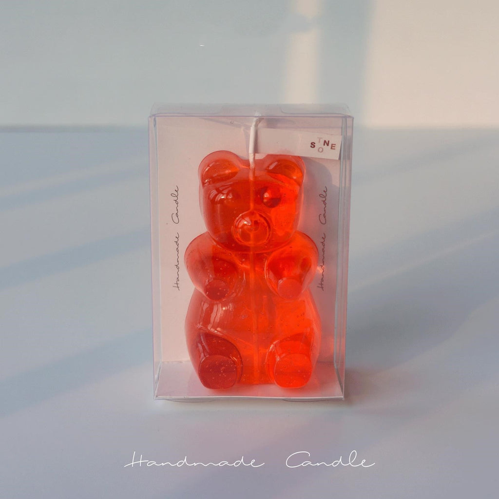 Gummy Bear Aromatherapy Candle – Handmade Scented Candle with Juicy Peach Fragrance (Small & Large Sizes) What Else You Got?