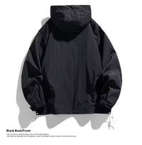 Men’s Half-Zip Hooded Pullover – Lightweight Polyester Sweatshirt M–3XL