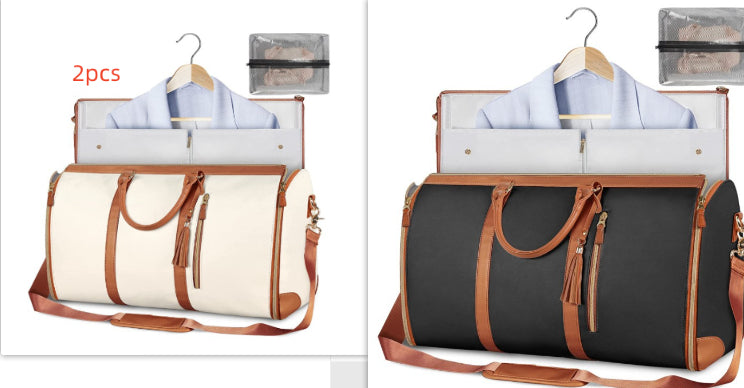 Large Capacity Travel Duffle Bag Women's Handbag Folding Suit Bag Waterproof Clothes Totes What Else You Got?