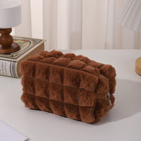 Plush Pencil Case – Soft Korean-Style Stationery Pouch for Students & Artists