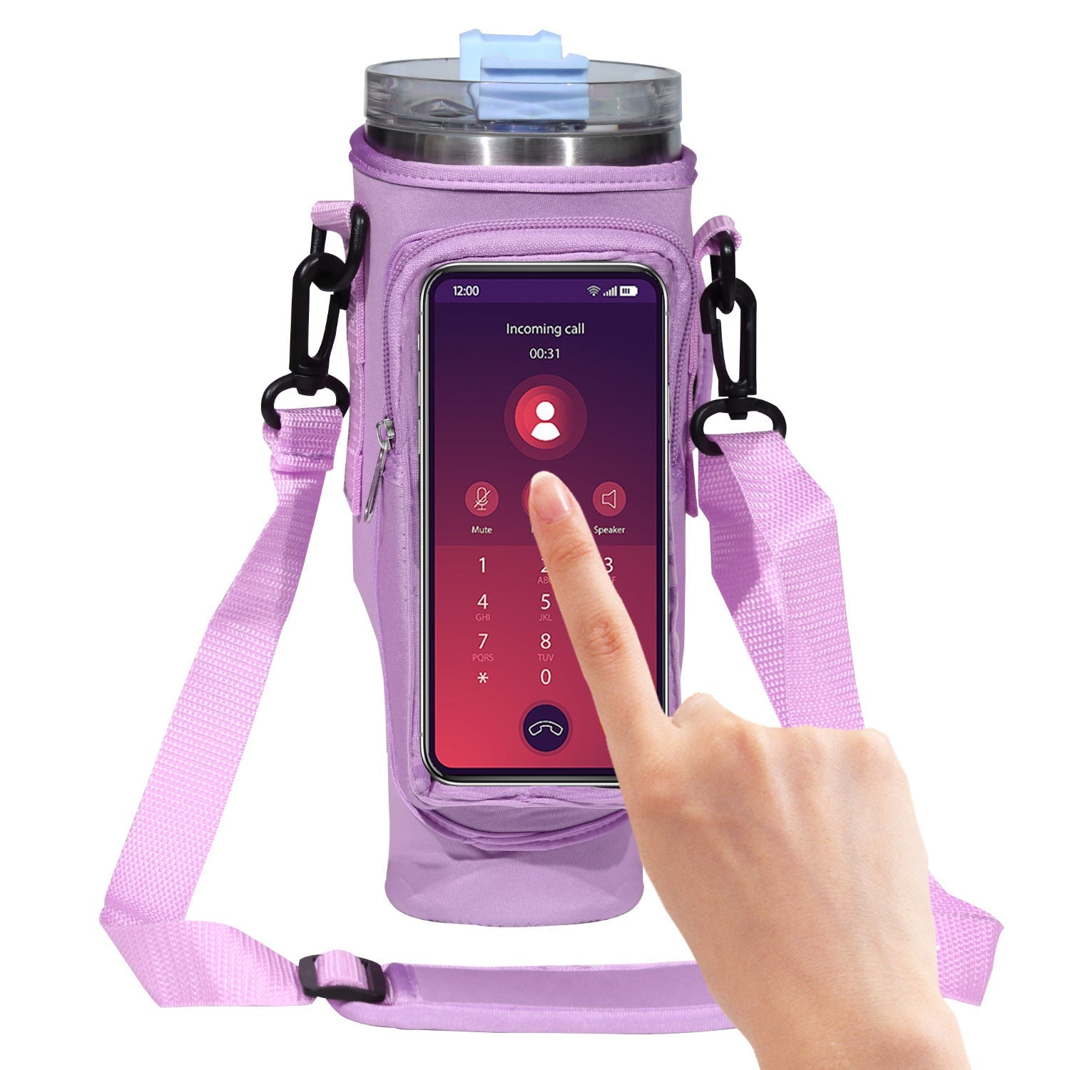 40oz Cup Cover Transparent Touch Screen Neoprene kitchen gadgets What Else You Got?