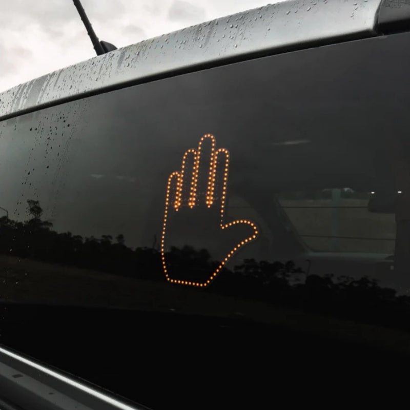 Funny New LED Illuminated Gesture Light Car Finger Light With Remote Road Rage Signs Middle Finger Gesture Light Hand Lamp What Else You Got?