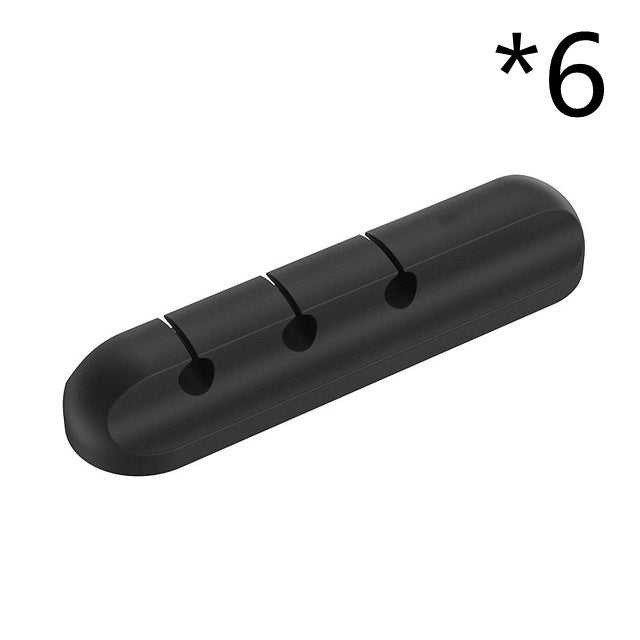 Silicone USB Cable Winder Desktop Cable Organizer Management Multipurpose Clips Cables Protector For Wired Headphones What Else You Got?
