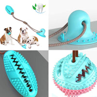 Self-Play Tug Toy for Dogs – Suction Cup Chew Ball for Energy & Teeth Cleaning | Interactive Pet Toy