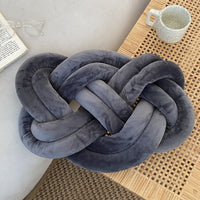 Personalized Ring Knot Plush Pillow – Custom Throw Cushion for Sofa & Home Decor