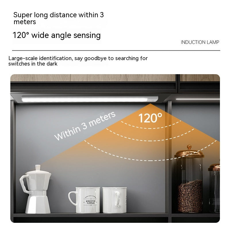 Smart Infrared Sensor Lamp Wireless Magnetic Long Cabinet Light With Rechargeable Hallway Wardrobe What Else You Got?