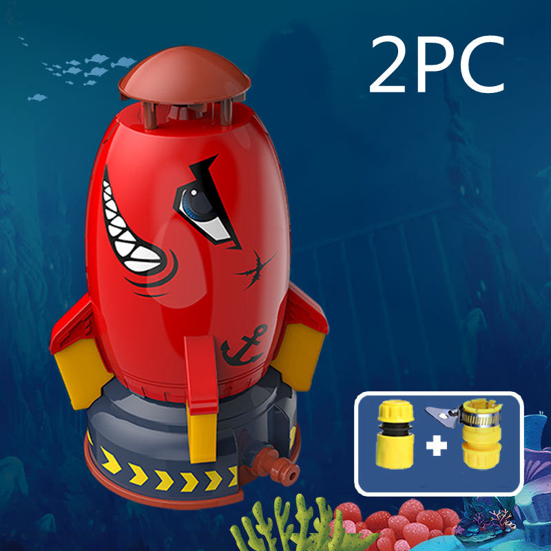 Rocket Water Sprinkler Launcher Toy – Outdoor Flying Spray Toy for Kids Summer Fun What Else You Got?
