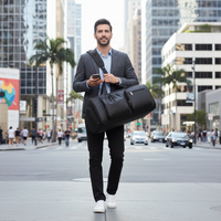 Waterproof Suit Travel Bag – Foldable 36–55L Backpack with Shoe & Wet/Dry Compartments