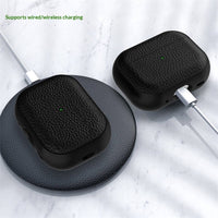 Fingerprint-Pattern Earbuds Case – Soft Silicone Case for AirPods