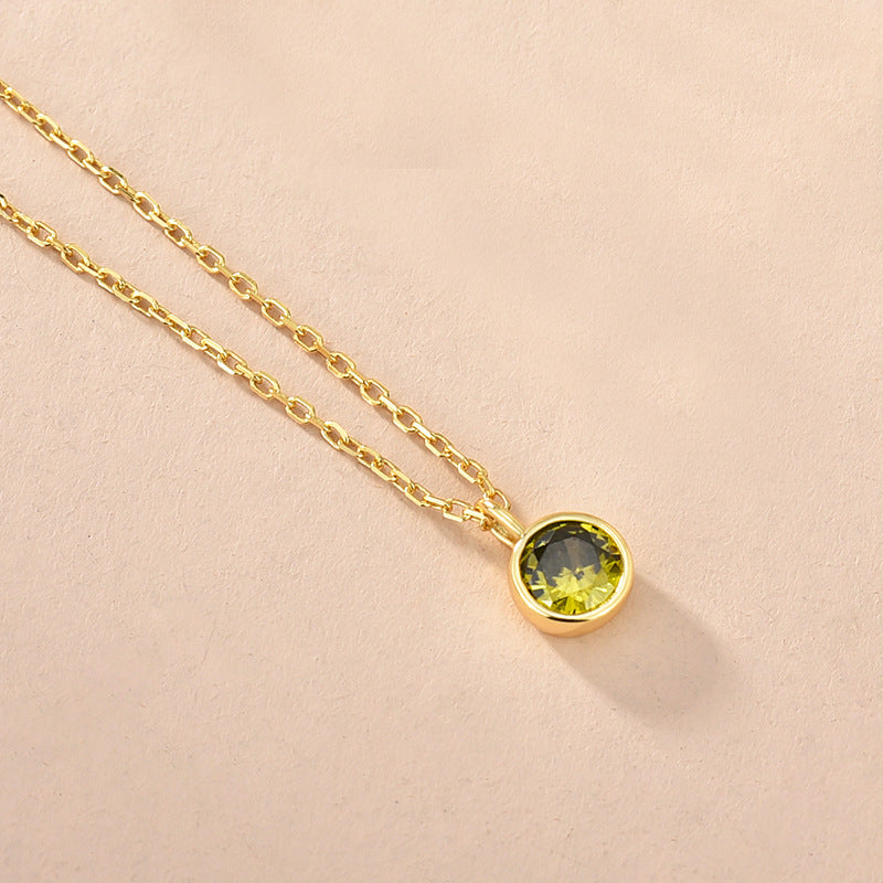 Women's Fashionable Simple Sterling Silver Solitaire Necklace With Twelve Zodiac Signs What Else You Got?