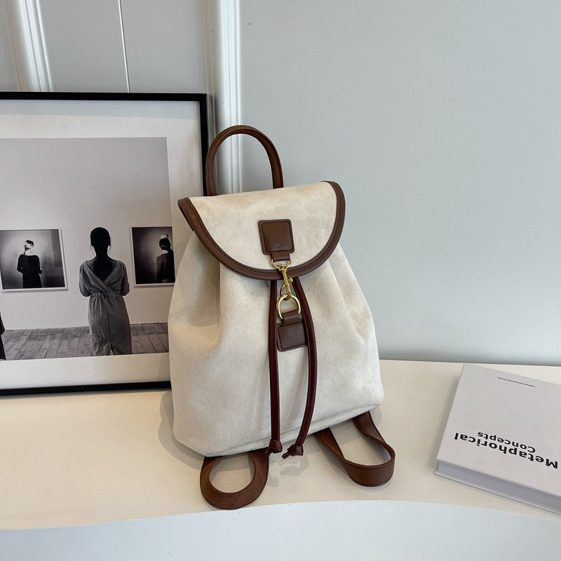 Suede‑Style Minimalist Women’s Backpack – Urban Casual PU Daypack What Else You Got?