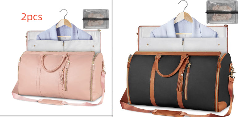 Large Capacity Travel Duffle Bag Women's Handbag Folding Suit Bag Waterproof Clothes Totes What Else You Got?