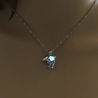 Glowing Dolphin Necklace - Shine Your Light