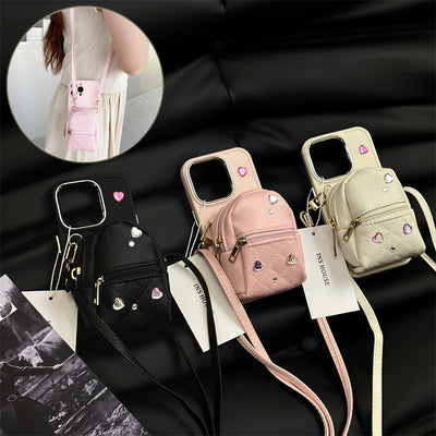 Crossbody Wallet Phone Case with Strap – Lightweight PU Leather Phone Bag for Women