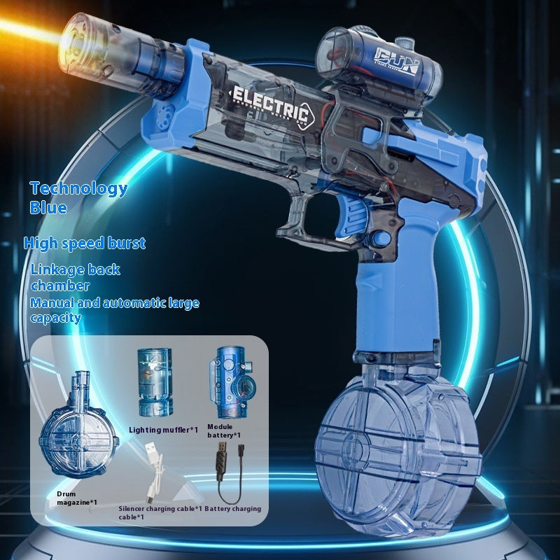 Fire Rat Electric Water Pistol Cool Light Full Automatic Water Spray Gun Summer Toy Sports Entertainment Children Gifts AC223 What Else You Got?