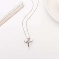 Glow-in-the-Dark Minotaur Necklace – Mythical Zinc Alloy Pendant with Luminous Glow