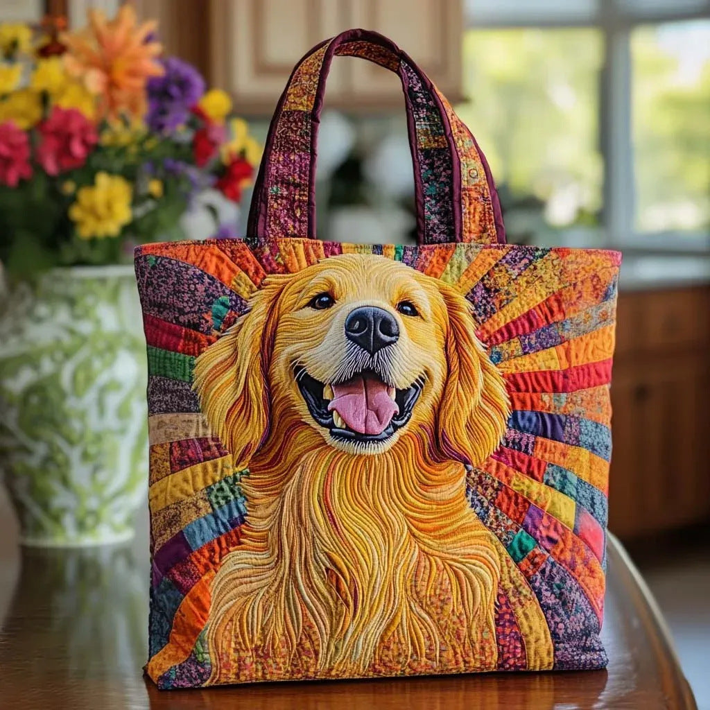 300g Canvas Dog-Printed Tote And Shoulder Bag What Else You Got?
