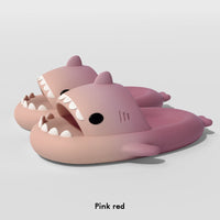 Step in Faith: Gradient Shark Slippers for Men